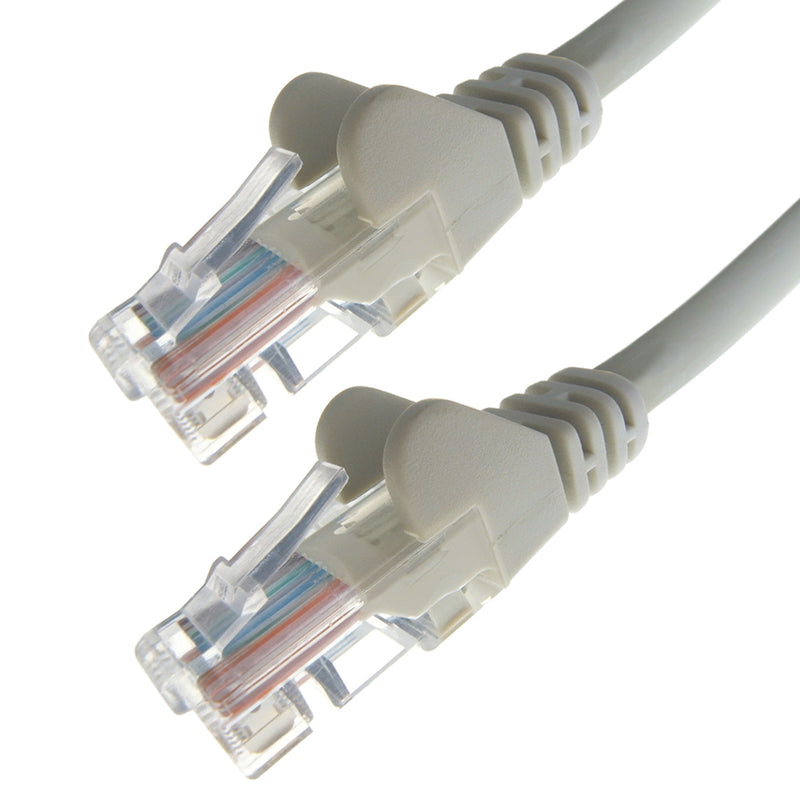 Patchlead Data Cable Pack of 10. RJ45 CAT6 UTP Stranded Flush Moulded LS0H Network Cable - 24AWG (10 cables per pack)