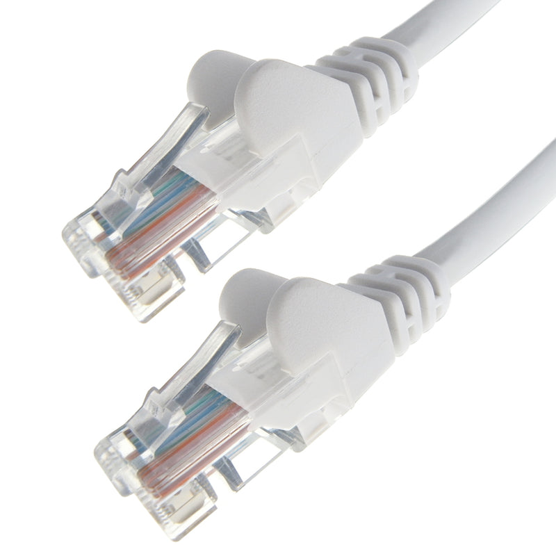 Patchlead Data Cable Pack of 10. RJ45 CAT6 UTP Stranded Flush Moulded LS0H Network Cable - 24AWG (10 cables per pack)