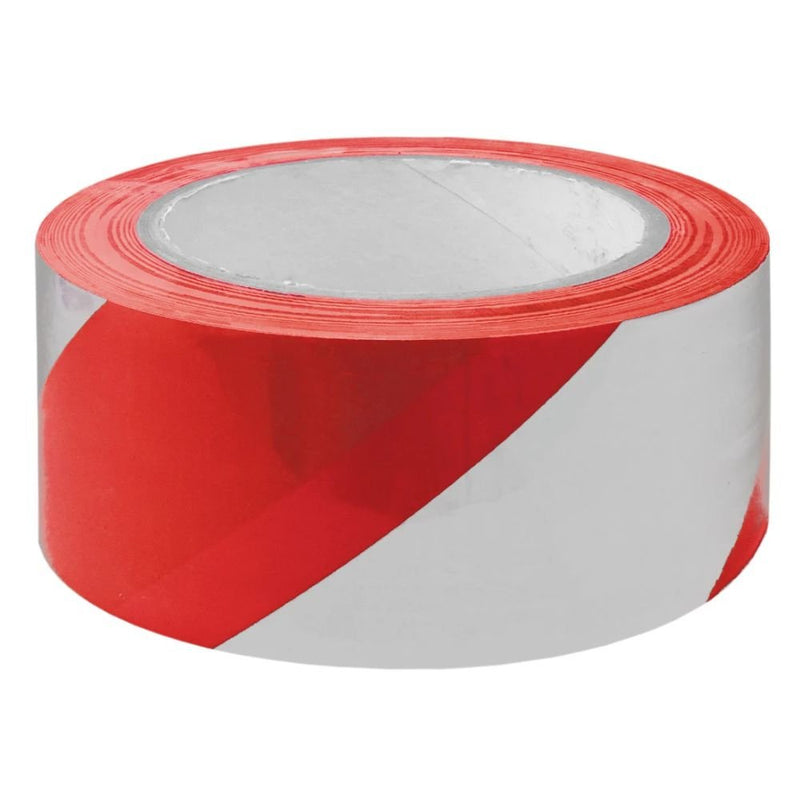 Hazard Warning Tape - red/white