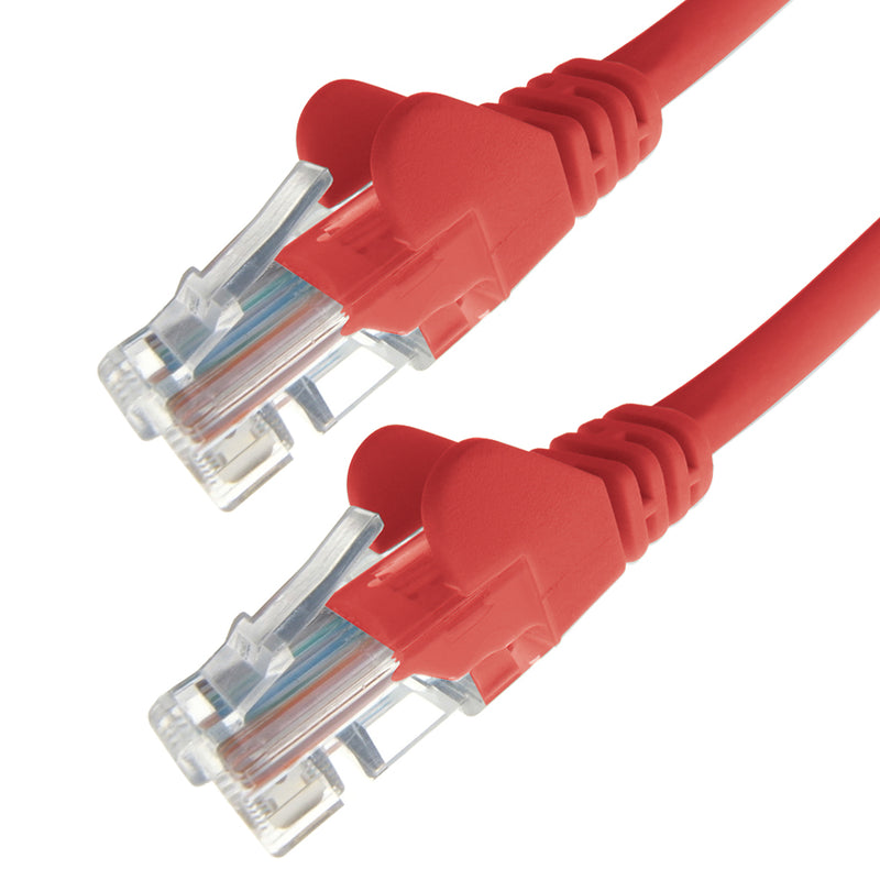 Patchlead Data Cable Pack of 10. RJ45 CAT6 UTP Stranded Flush Moulded LS0H Network Cable - 24AWG (10 cables per pack)