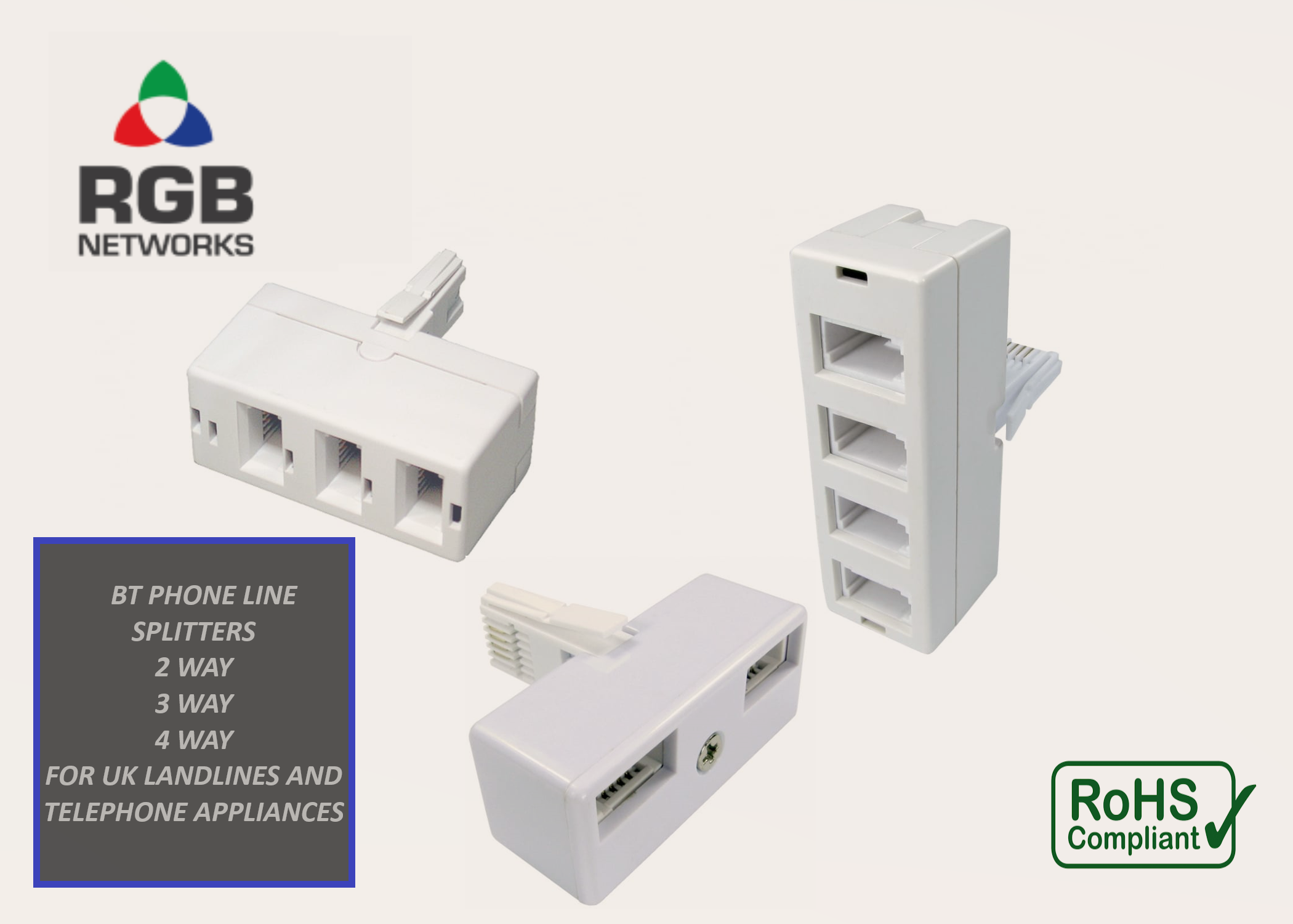 Spliting Phone BT Telephone Line Splitter - Available Now