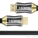 Black and Chrome HDMI cables