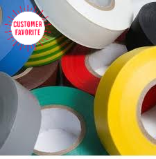 Different colored insulation tape