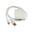 Mini DisplayPort (M) to HDMI (F) with USB Audio