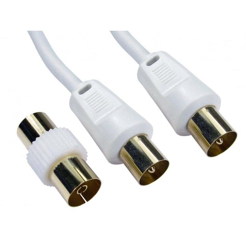 TV Cable with Female Coupler