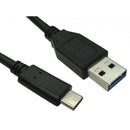 USB 3.1 Type C (M) to Type A (M) Cable Power and Data Cable.