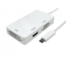 USB Type C to HDMI, DVI and VGA